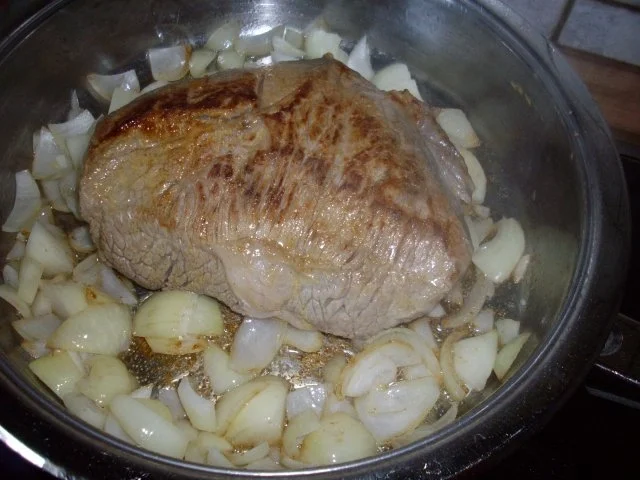 Rezept: rinderbraten im römertopf gegart Bild Nr. 6 rinderbraten im römertopf gegart - Rezept - Bild Nr. 6