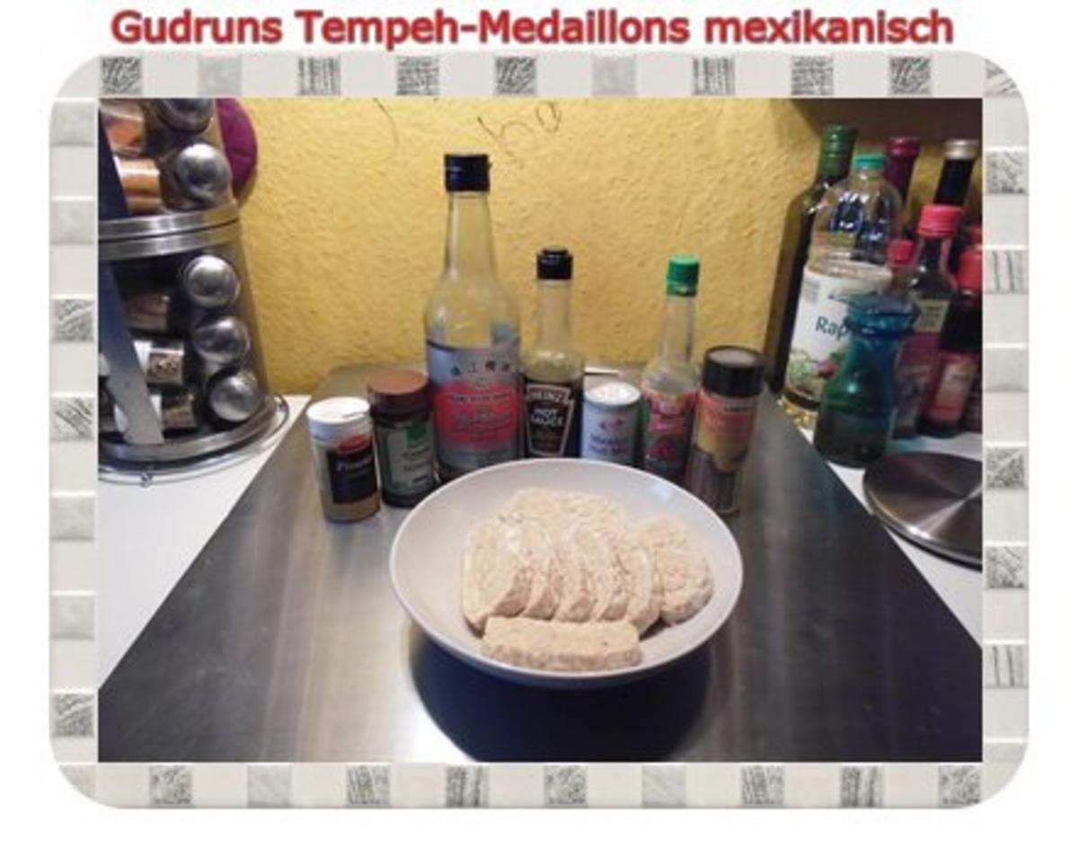 Vegetarisch: Tempeh-Medaillons mit Reis und Lauchsahne - Rezept - Bild Nr. 4