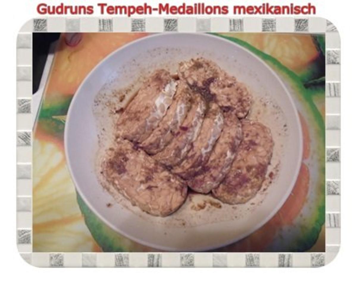Vegetarisch: Tempeh-Medaillons mit Reis und Lauchsahne - Rezept - Bild Nr. 5