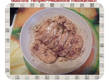 Vegetarisch: Tempeh-Medaillons mit Reis und Lauchsahne - Rezept - Bild Nr. 5