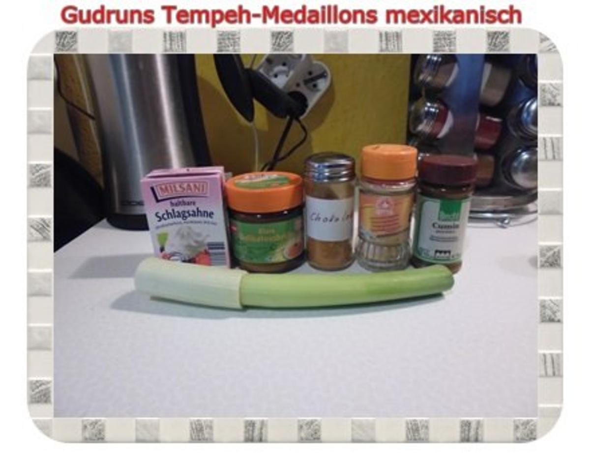 Vegetarisch: Tempeh-Medaillons mit Reis und Lauchsahne - Rezept - Bild Nr. 7