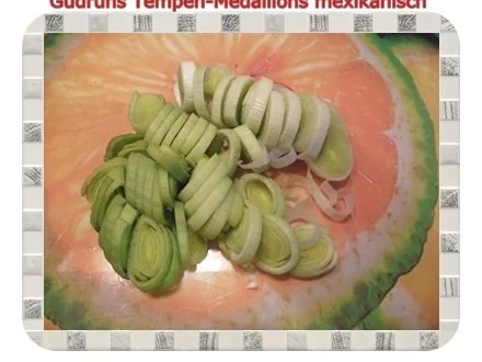 Vegetarisch: Tempeh-Medaillons mit Reis und Lauchsahne - Rezept - Bild Nr. 10