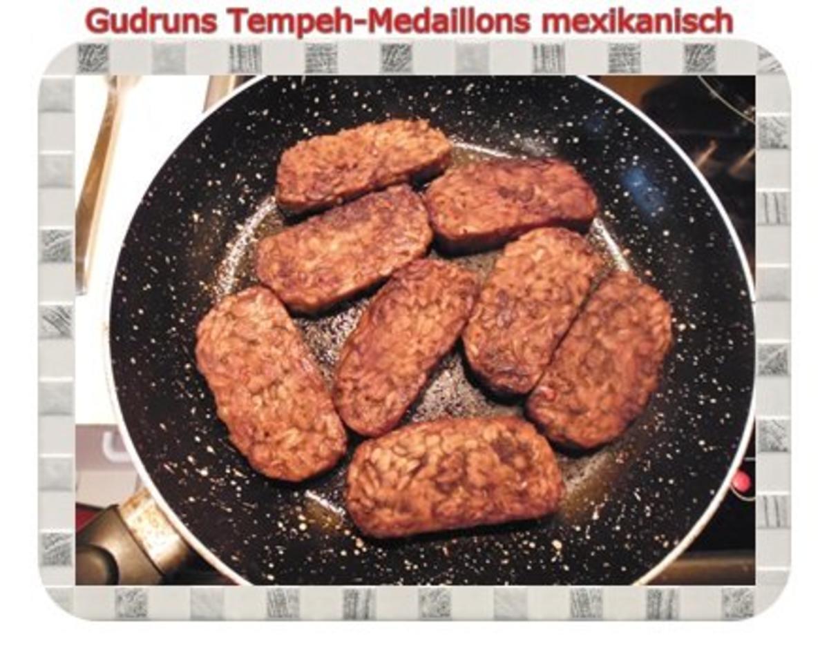 Vegetarisch: Tempeh-Medaillons mit Reis und Lauchsahne - Rezept - Bild Nr. 14
