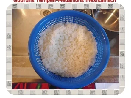 Vegetarisch: Tempeh-Medaillons mit Reis und Lauchsahne - Rezept - Bild Nr. 16