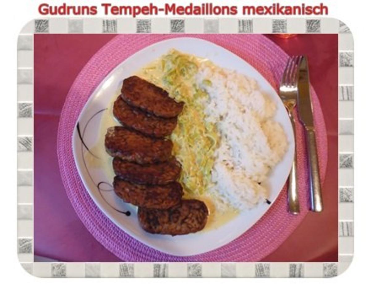 Vegetarisch: Tempeh-Medaillons mit Reis und Lauchsahne - Rezept - Bild Nr. 18
