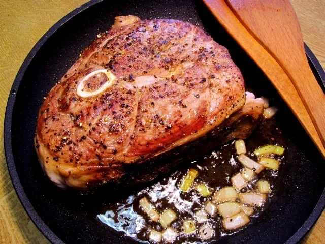 Rezept: Lammkeule ... ein Schmorbraten Bild Nr. 4 Lammkeule ... ein Schmorbraten - Rezept - Bild Nr. 4