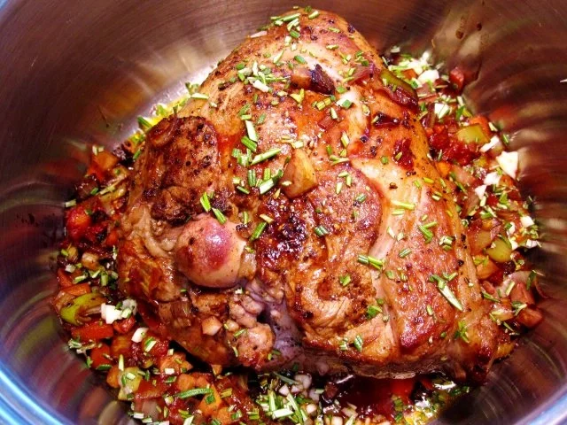 Rezept: Lammkeule ... ein Schmorbraten Bild Nr. 6 Lammkeule ... ein Schmorbraten - Rezept - Bild Nr. 6