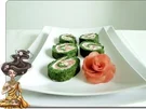 Spinat-Lachs-Frischkäse Rolle - Rezept