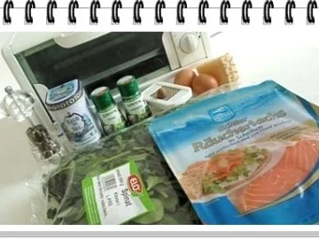 Spinat-Lachs-Frischkäse Rolle - Rezept - Bild Nr. 4