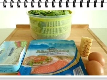 Spinat-Lachs-Frischkäse Rolle - Rezept - Bild Nr. 6