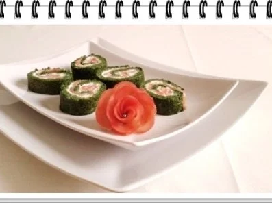 Spinat-Lachs-Frischkäse Rolle - Rezept - Bild Nr. 35