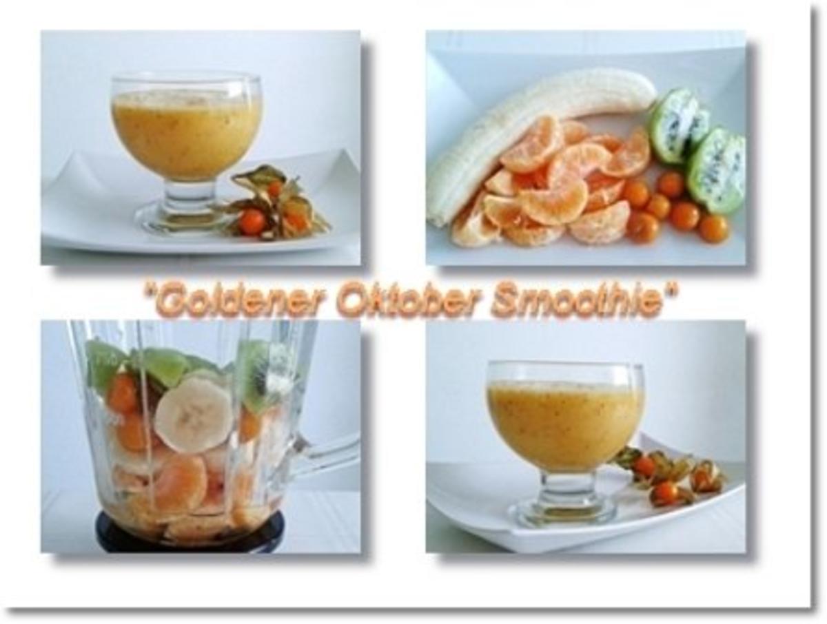 „Goldener Oktober Smoothie“ mit Lampionblumen - Rezept - Bild Nr. 3