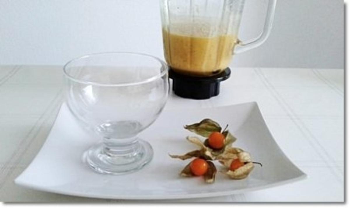 „Goldener Oktober Smoothie“ mit Lampionblumen - Rezept - Bild Nr. 13