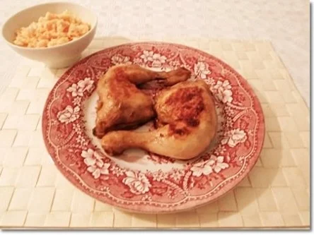 Hähnchenschenkel mit Kartoffelklöße und Selleriesalat dazu - Rezept - Bild Nr. 21