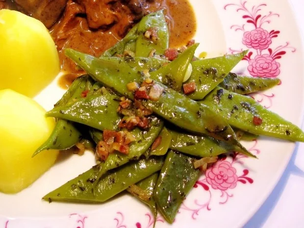 Rezept: Gemüse von Stangenbohnen Gemüse von Stangenbohnen - Rezept