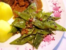 Rezept: Gemüse von Stangenbohnen Gemüse von Stangenbohnen - Rezept