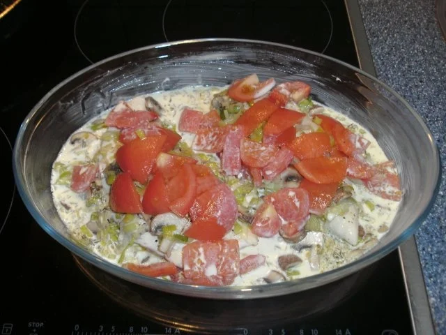 Pute mit einer Tomaten-Mozarella-Haube - Rezept - Bild Nr. 5