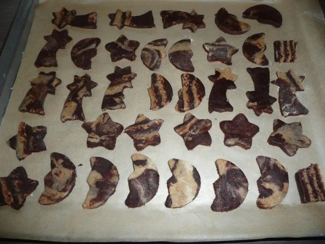 Rezept: Weihnachtsgebäck : Probelauf von Zebra - Sternen & Co. Bild Nr. 8 Weihnachtsgebäck : Probelauf von Zebra - Sternen & Co. - Rezept - Bild Nr. 8