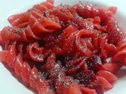 Rote Beete Pasta mit Mohn - Rezept