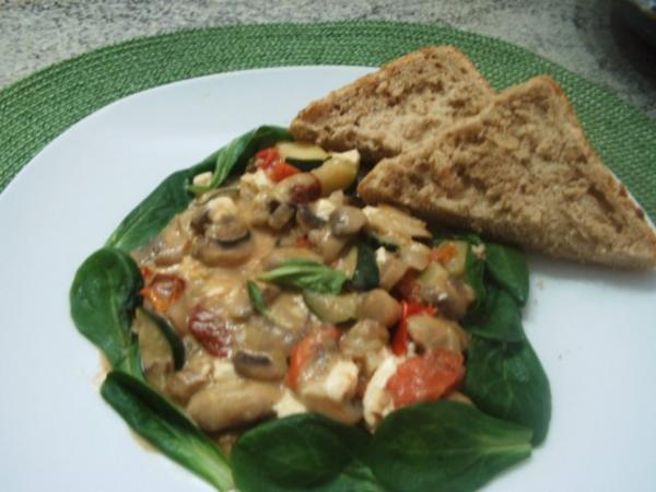 Champignon Gemüse Pfanne - schnell &amp; einfach - von wastel