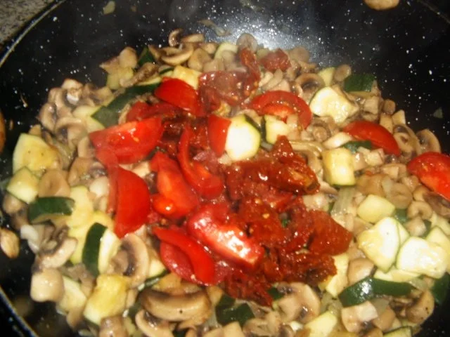 Champignon-Gemüse-Pfanne - Rezept - Bild Nr. 7