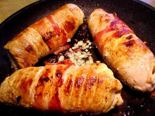 Schweine-Rouladen im Pfifferlingsbad - Rezept - Bild Nr. 8