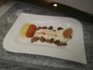 In Lavendelsud pochierter Pfirsich, Kalamansisorbet, Vanilleespuma - Rezept
