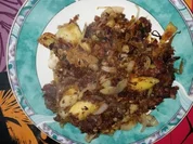 Pfannengerichte: Kartoffel - Zwiebel - Rotwurst - Sauerkraut - Reste Pfanne - Rezept