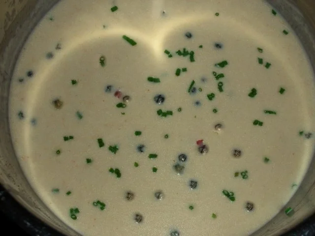 Frikadellen mit Rosenkohl-Käse Füllung an Weißweinsauce - Rezept - Bild Nr. 9