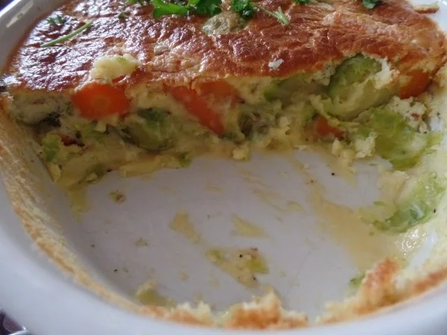 Rezept: Rosenkohl-Möhren-Auflauf Bild Nr. 2 Rosenkohl-Möhren-Auflauf - Rezept - Bild Nr. 2