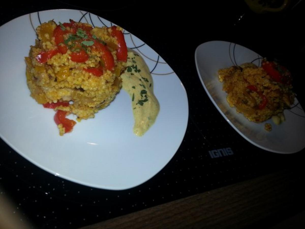 Bilder für Pikanter Cous Cous Salat - Rezept