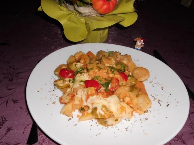 Roter Rosenkohlauflauf>> - Rezept