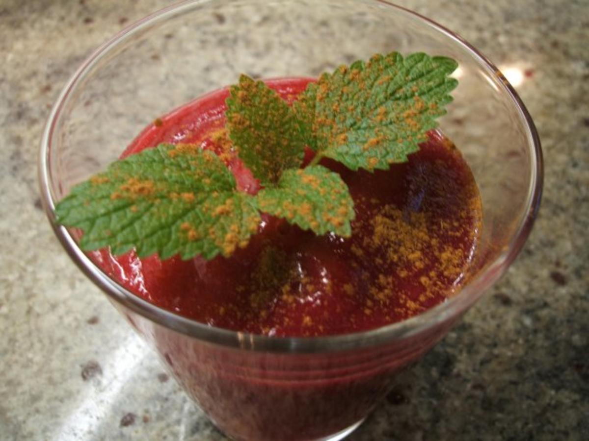 Bilder für Getränke: Kaki-Rote-Bete-Cocktail - Rezept