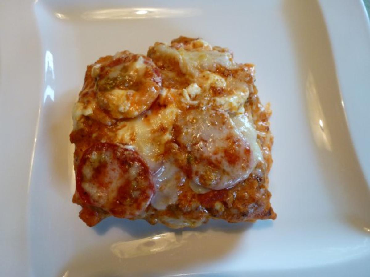 W Rzige Lasagne Mit Zweierlei K Se Rezept Kochbar De