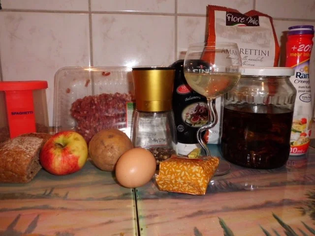 Pfannengericht: Schweinrahmcurry mit Kartoffeln-Apfel-Stampf - Rezept - Bild Nr. 2