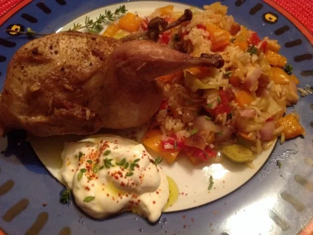 Wachteln orientalischer Art - Rezept