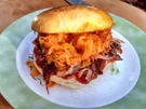 Sloppy Joe - with slow cooked Roast Pork - Rezept