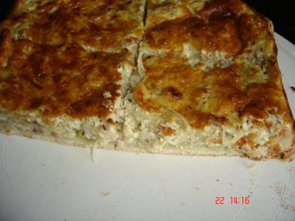 Zwiebelkuchen mit Pizzateig - Rezept - Bild Nr. 2