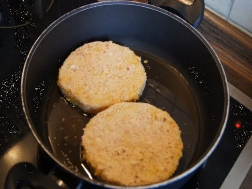 Sellerieschnitzel mit Crème fraîche Champignons und Sellerie-Kartoffel-Stampf - Rezept - Bild Nr. 6