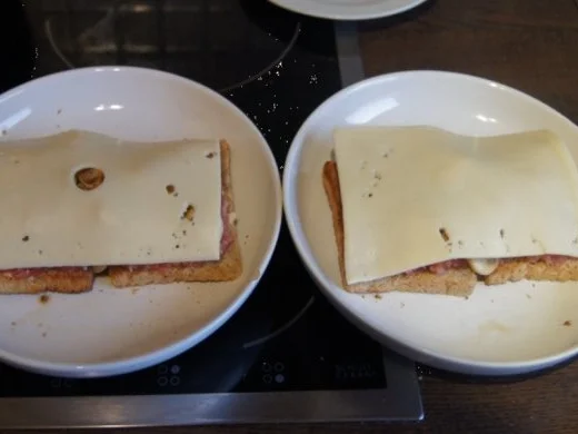 Schinkenmett-Champignon-Toast - Rezept - Bild Nr. 7