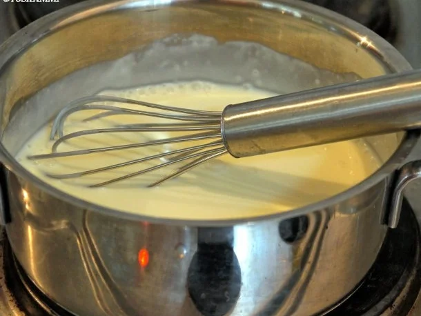 Holunderblüten-Joghurt-Dessert mit karamellisierten Sherry-Äpfeln - Rezept - Bild Nr. 6