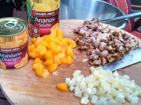 BBQ  ( Barbecue )  Salat  " exotisch " - Rezept - Bild Nr. 3