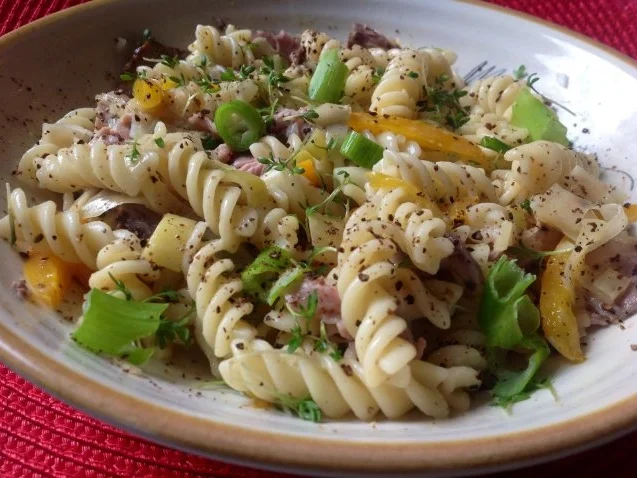 Nudeln mit Roastbeef - Rezept