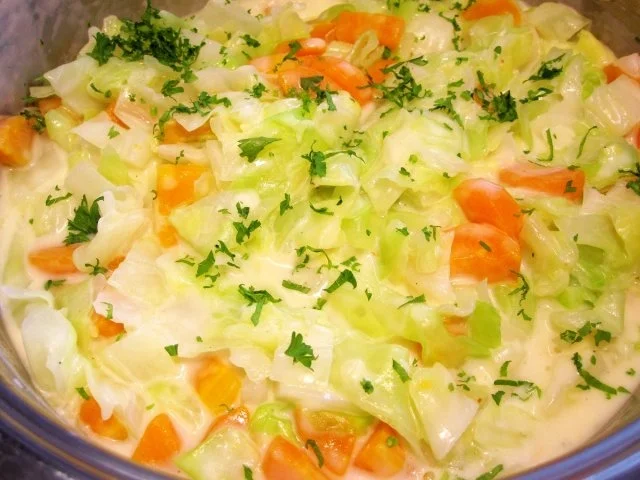 Rezept: Spitzkohl mit Möhrchen Bild Nr. 7 Spitzkohl mit Möhrchen - Rezept - Bild Nr. 7