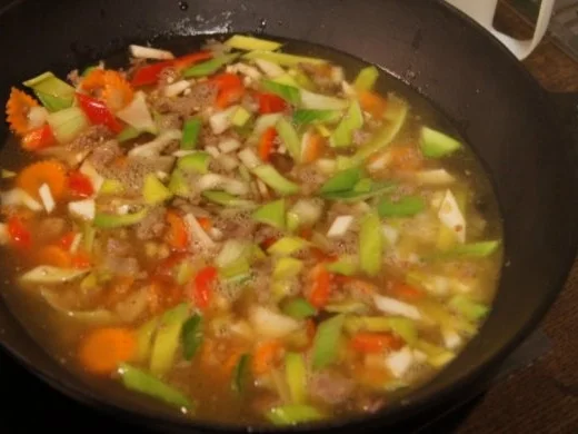 Saure chinesische Suppe mit Mett à la Papa - Rezept - Bild Nr. 7