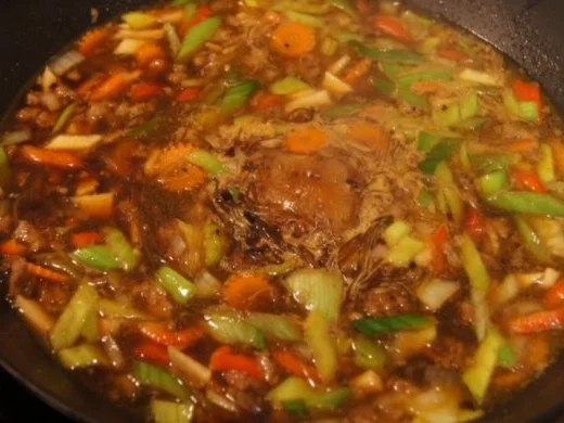 Saure chinesische Suppe mit Mett à la Papa - Rezept - Bild Nr. 8