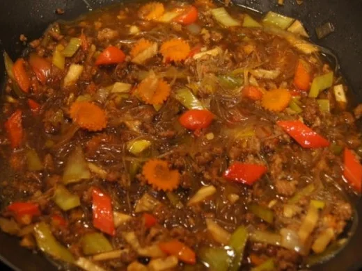 Saure chinesische Suppe mit Mett à la Papa - Rezept - Bild Nr. 9