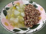 Kohlrabi - Lauch - Gemüse mit rot - weißem Quinoa - Rezept