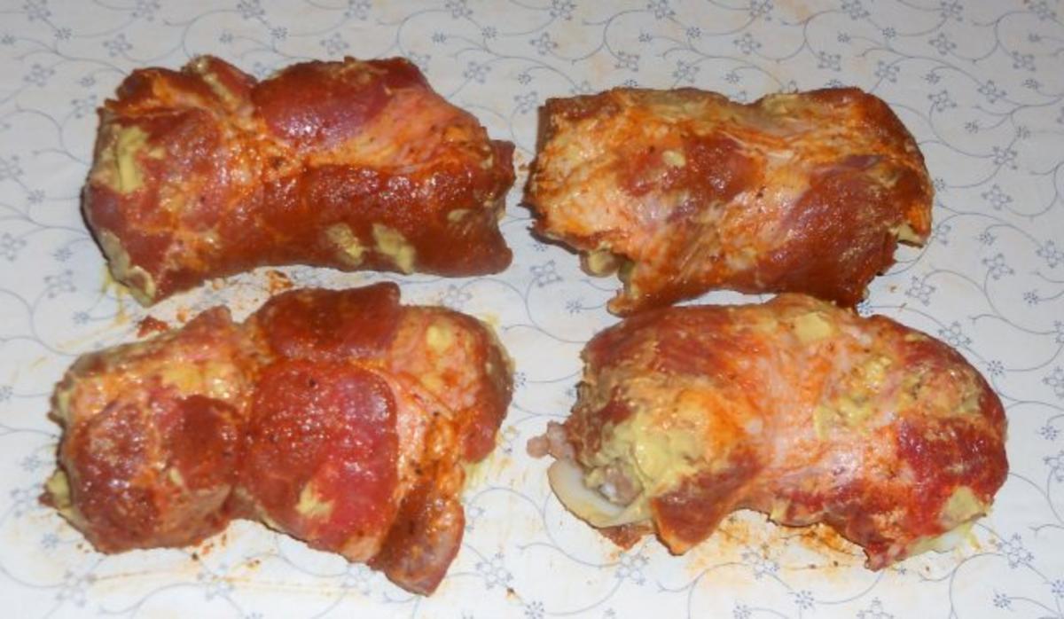 Schweineröllchen à la "Oórndrasch", in einer leckeren, sahnigen Sauce (Rzpt. um 2011) - Rezept - Bild Nr. 6