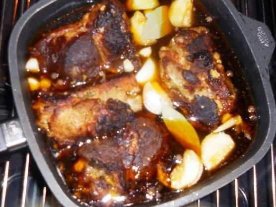 Rezept: Schweineröllchen à la "Oórndrasch", in einer leckeren, sahnigen Sauce (Rzpt. um 2011) Bild Nr. 10 Schweineröllchen à la "Oórndrasch", in einer leckeren, sahnigen Sauce (Rzpt. um 2011) - Rezept - Bild Nr. 10